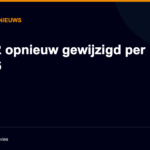 BOR opnieuw gewijzigd per 2026