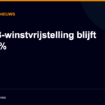 MKB-winstvrijstelling blijft 12,7%